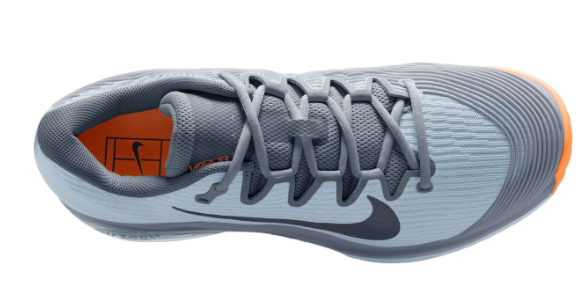 Men's Nike Vapor 12 Clay Court Tennis Shoe – Ashen Slate / Obsidian (HQ6026-400)