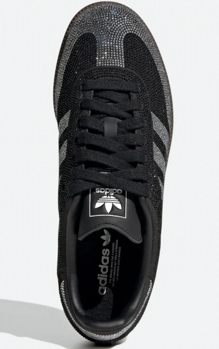 Adidas Samba OG "Black / Silver Rhinestone" Women's Sneakers