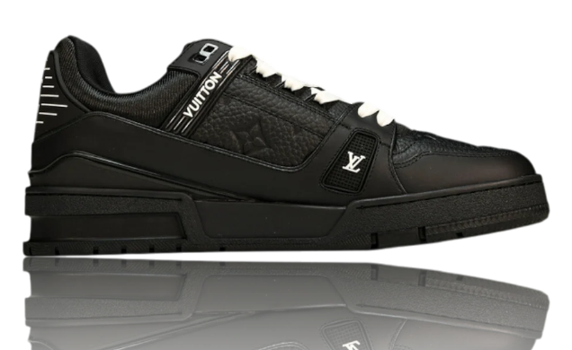 Louis Vuitton Trainer Low 'Monogram Black Embossed' (1AAREY)