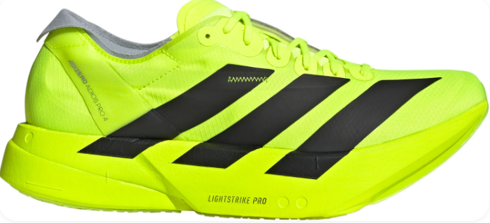 Adidas Adizero Adios Pro 4 "Lucid Lemon / Black" Men's Racing Shoes
