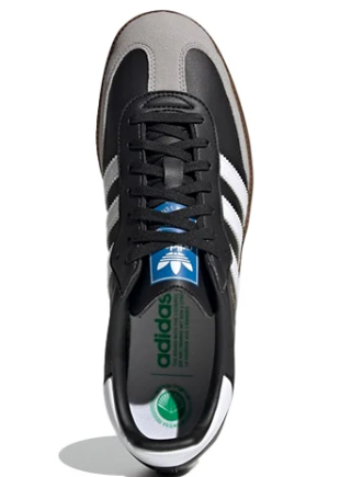 Adidas Originals Samba Vegan "Black / White / Brown Gum" H01878