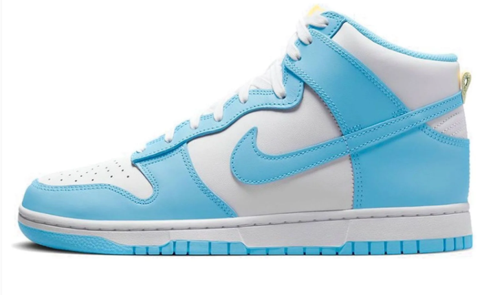 Nike Dunk High Retro – Blue Chill / White / Amarillo (DD1399-401)