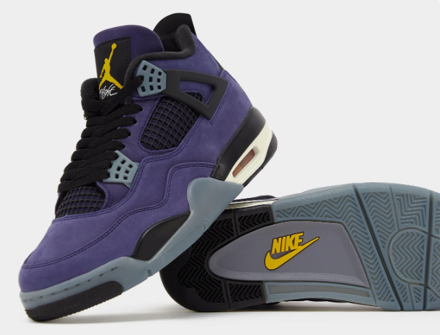 Air Jordan 4 Retro 'Imperial Purple' (Lakers) – FV5029-500