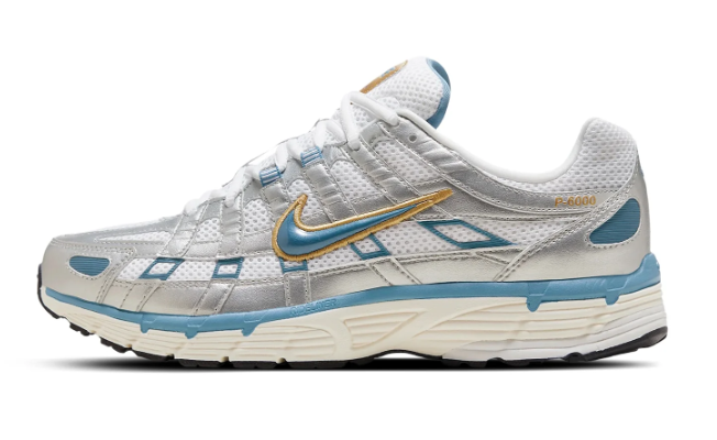 Men's Nike P-6000 – Metallic Silver / Aegean Storm
