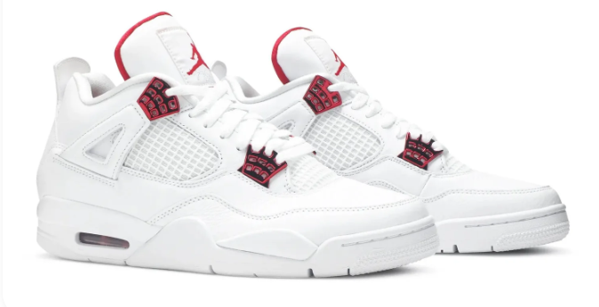 Air Jordan 4 Retro 'Metallic Pack – University Red' – CT8527-112