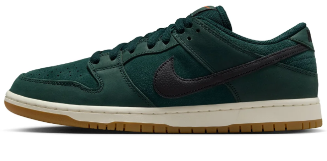 Nike SB Dunk Low Pro Orange Label – Dark Fir / Black / Sail