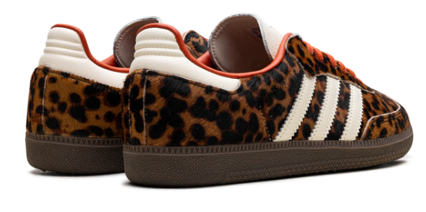 Adidas Samba OG 'Leopard / Cream / Orange' (JI2734)