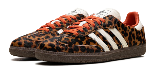 Adidas Samba OG 'Leopard / Cream / Orange' (JI2734)