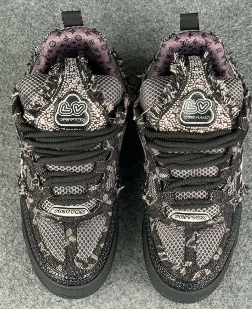 Louis Vuitton LV Skate Sneaker "Black Swarovski Monogram"