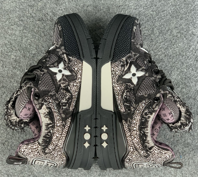 Louis Vuitton LV Skate Sneaker "Black Swarovski Monogram"