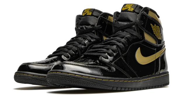 Air Jordan 1 Retro High OG 'Black Metallic Gold' – 555088-032