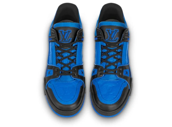 Louis Vuitton Trainers "Blue Monogram & Black" 1A8WF5