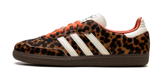 Adidas Samba OG 'Leopard / Cream / Orange' (JI2734)
