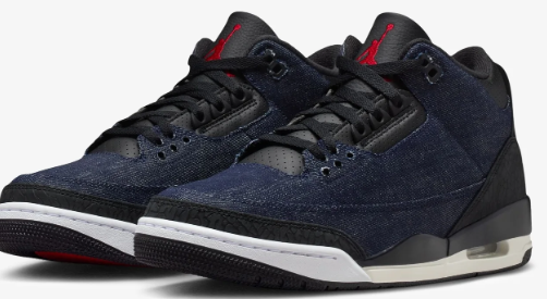 Air Jordan 3 x Levi's® Retro "Indigo Gym Red"