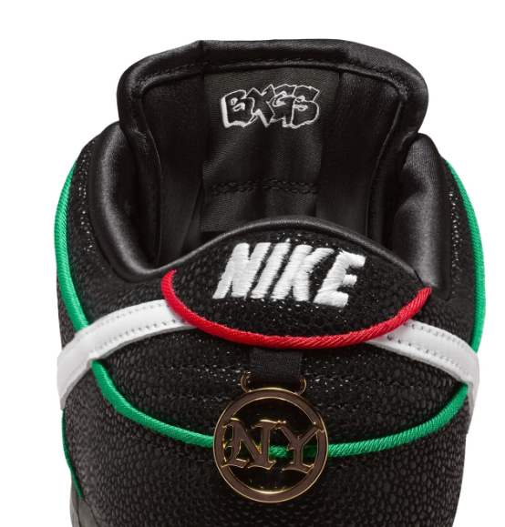 Nike SB Dunk Low Pro QS x Bronx Girls Skate – Black / White / Challenge Red