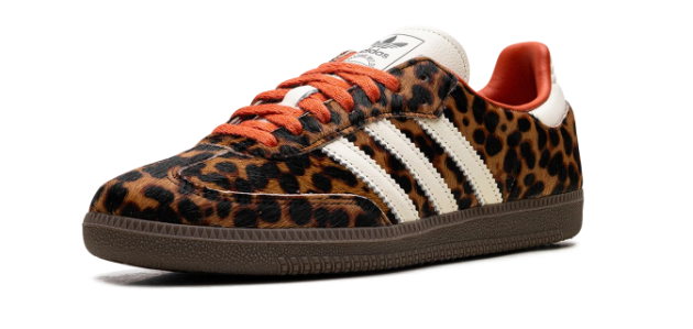 Adidas Samba OG 'Leopard / Cream / Orange' (JI2734)